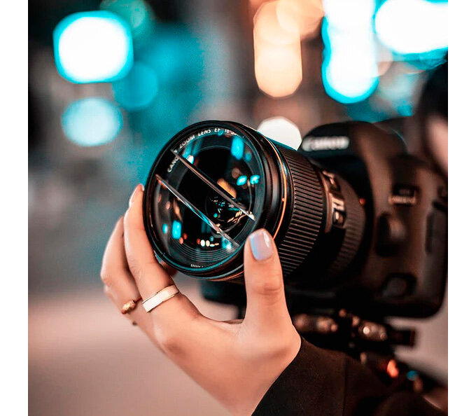 Светофильтр Walking Way Center Field Split Diopter Prism 72mm, цветной, квадратный фильтр — фото 1