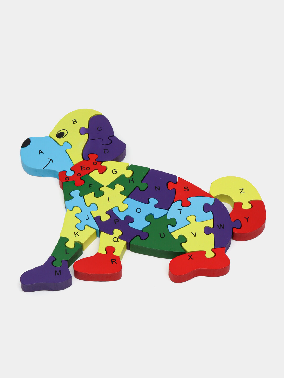 Деревянный объемный пазл "Собери по числам", деревянные развивающие игрушки для детей