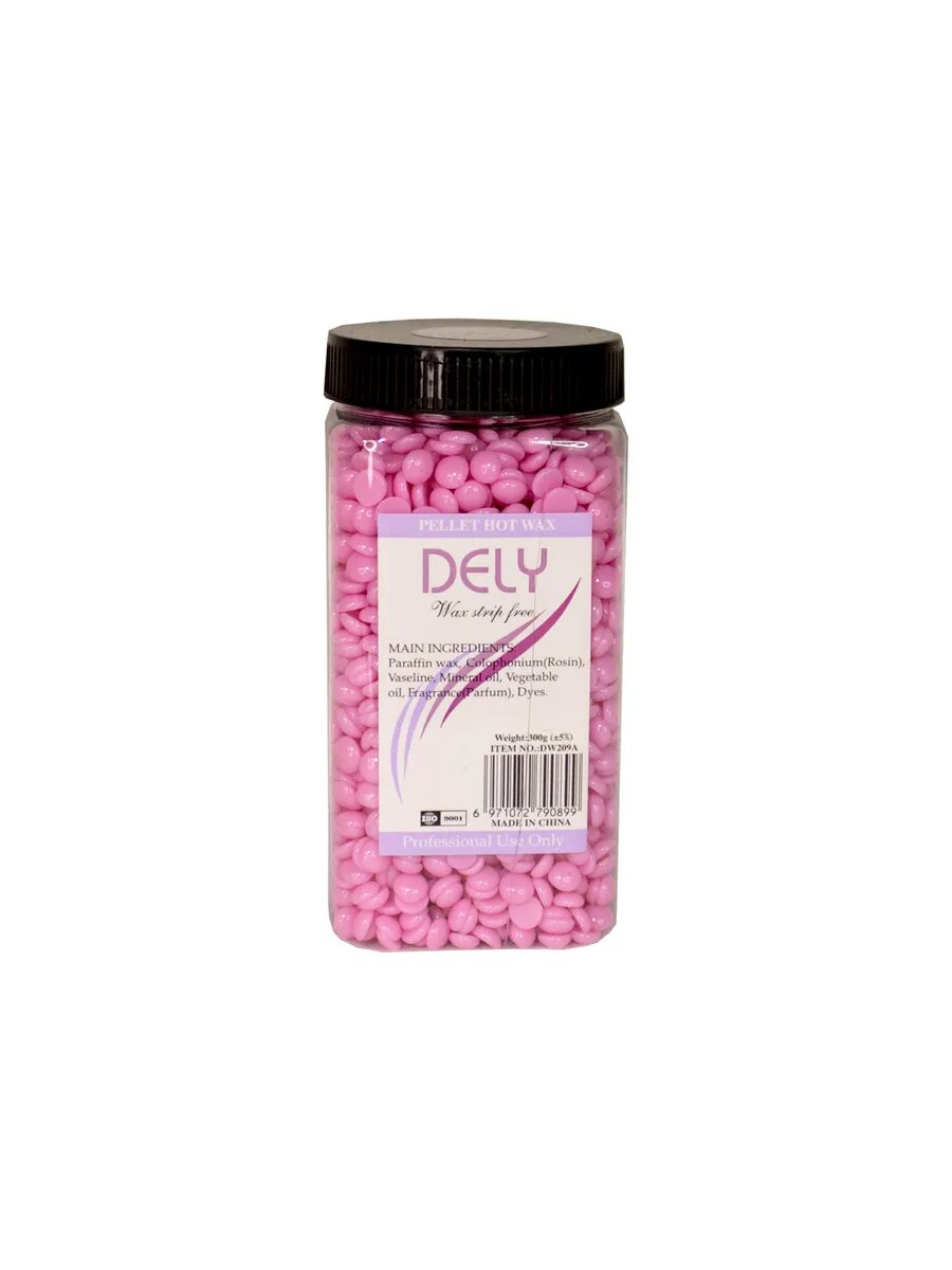 DELY Горячий воск для депиляции в гранулах 300 гр Pink