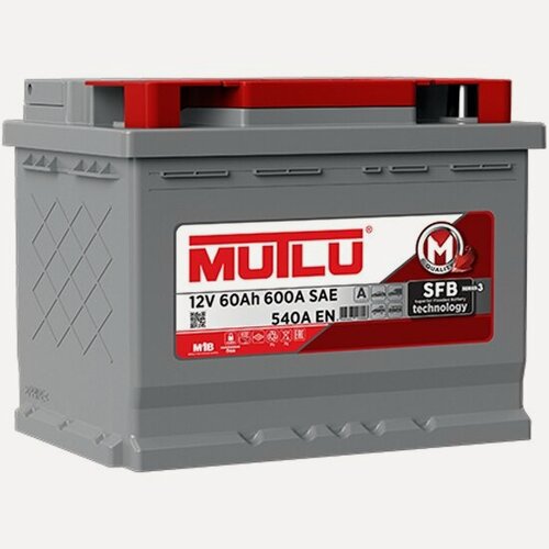 Изображение товара Аккумулятор Mutlu SFB L2.60.054. A, 242x175x190, обратная полярность, 60 Ач