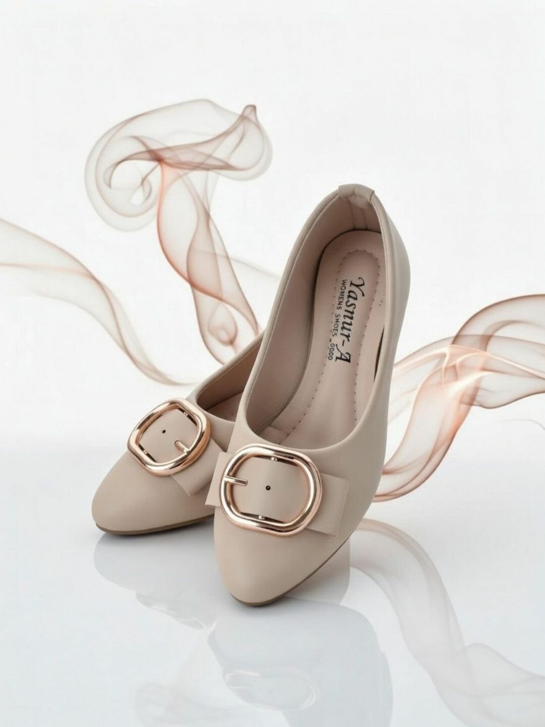 Балетки  Baletka, размер 40, 102 бежевый — фото 1