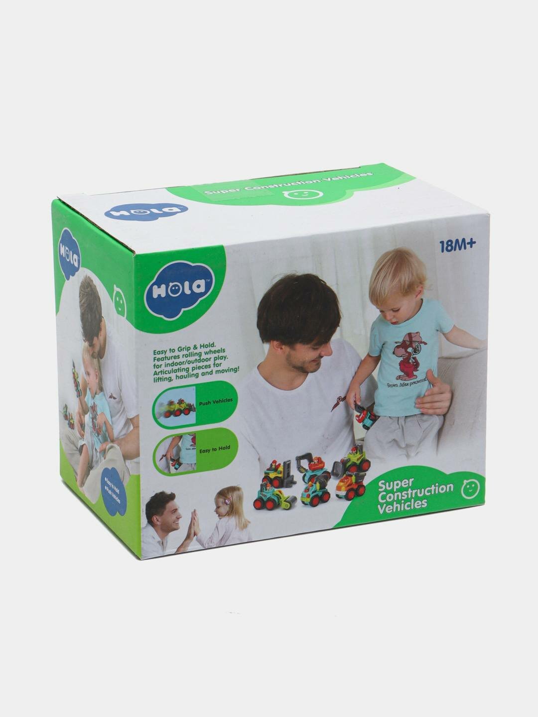 HOLA «Super Construction Vehicles» – Набор строительной техники (18M+) — фото 1