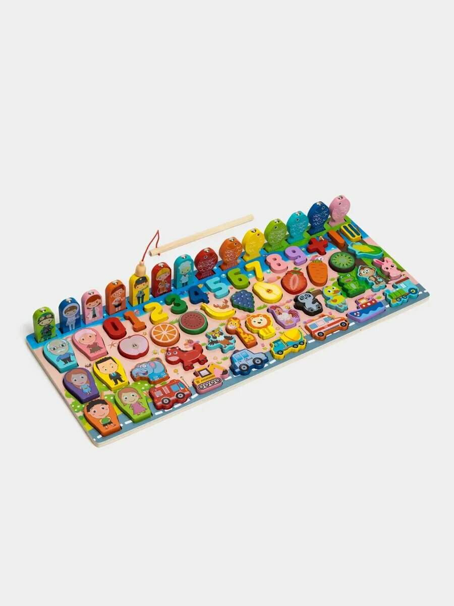 Развивающая детская игрушка системы магнитная рыбалка — фото 1