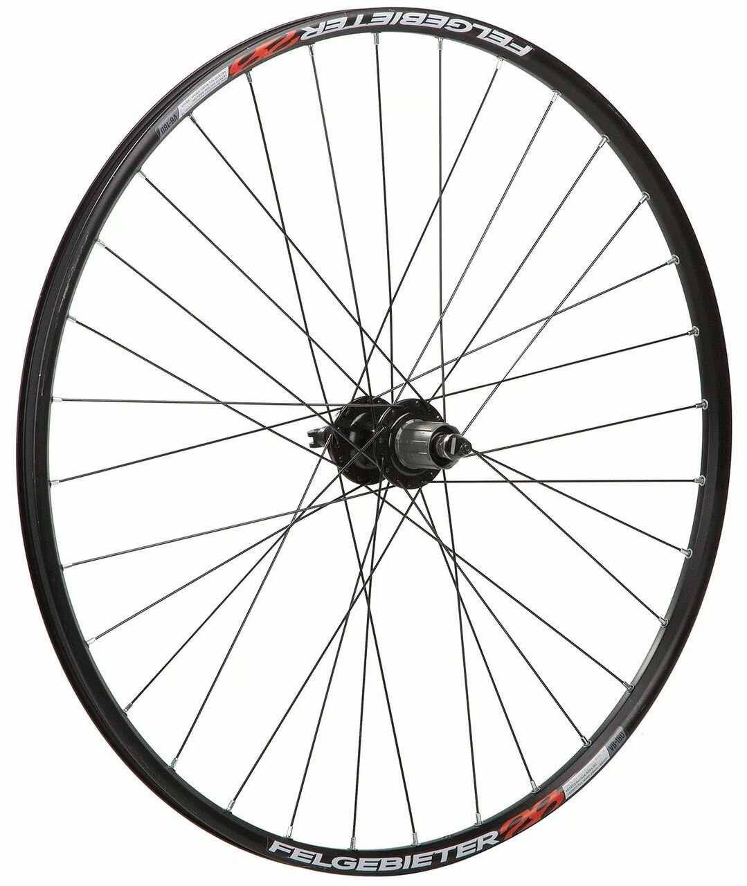 Колесо 28" заднее, двойной обод под disc 32 отв, втулка SF B27R, пром подшип