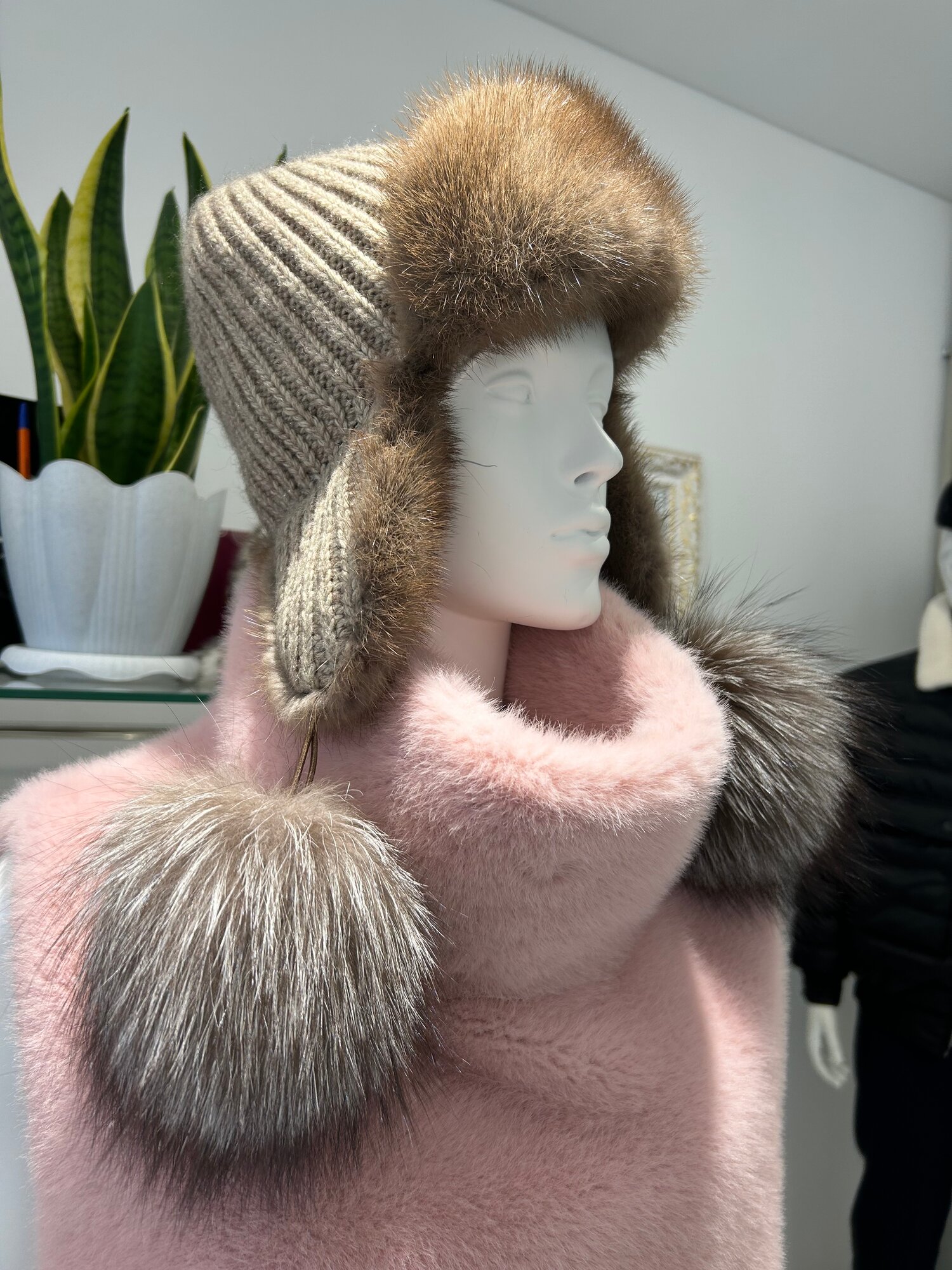 Шапка-ушанка Осень - Зима 2026 для женщин