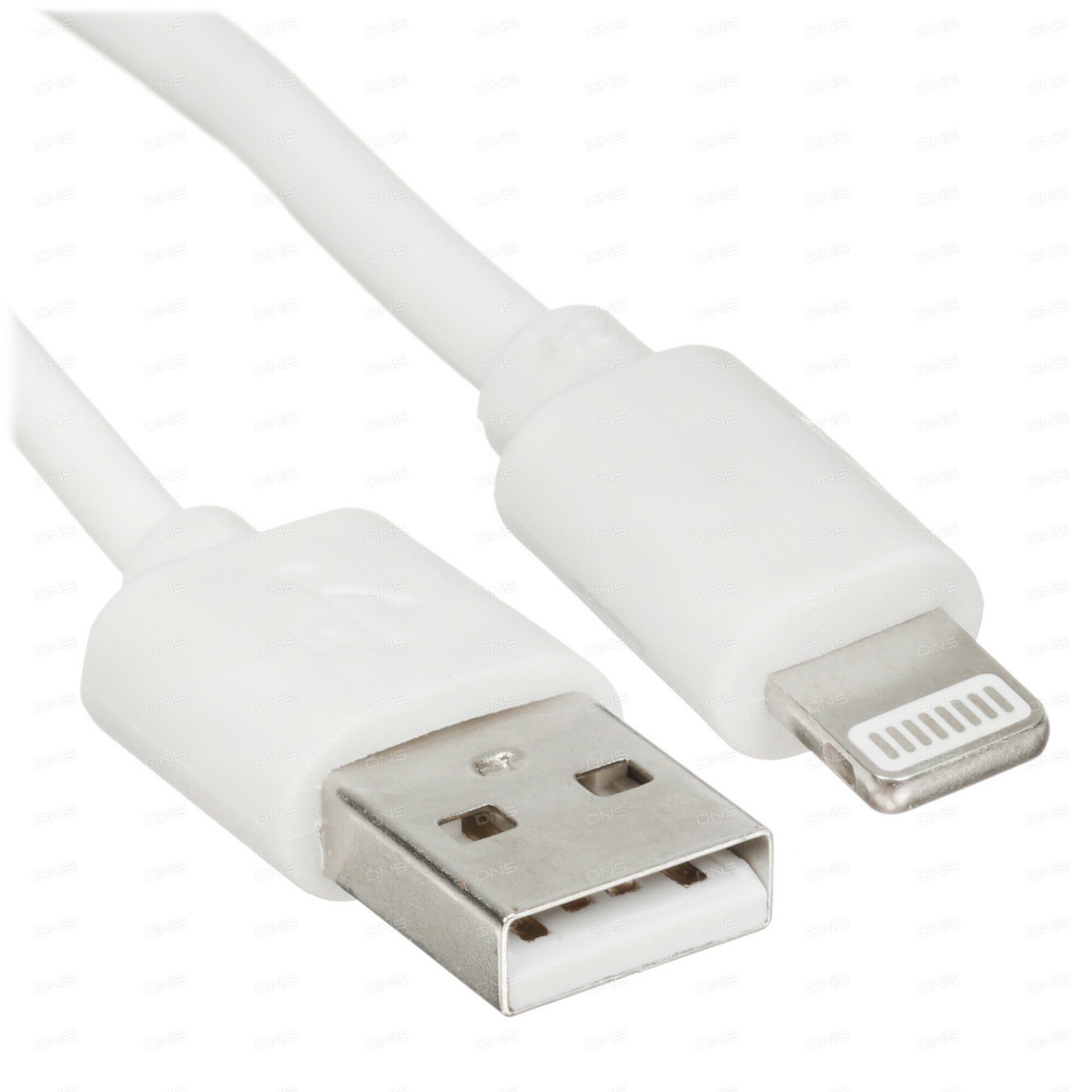 Кабель круглый Aceline Lightning 8-pin - USB 2.0 Type-A белый 1.5 м