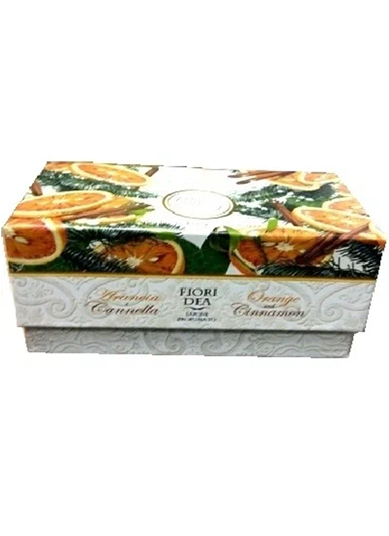 Фьери Дея "Апельсин и корица" мыло кусковое 6*50г коробка картон
