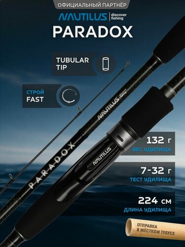 Изображение товара Спиннинг Nautilus Paradox 224см 7-32гр NEW