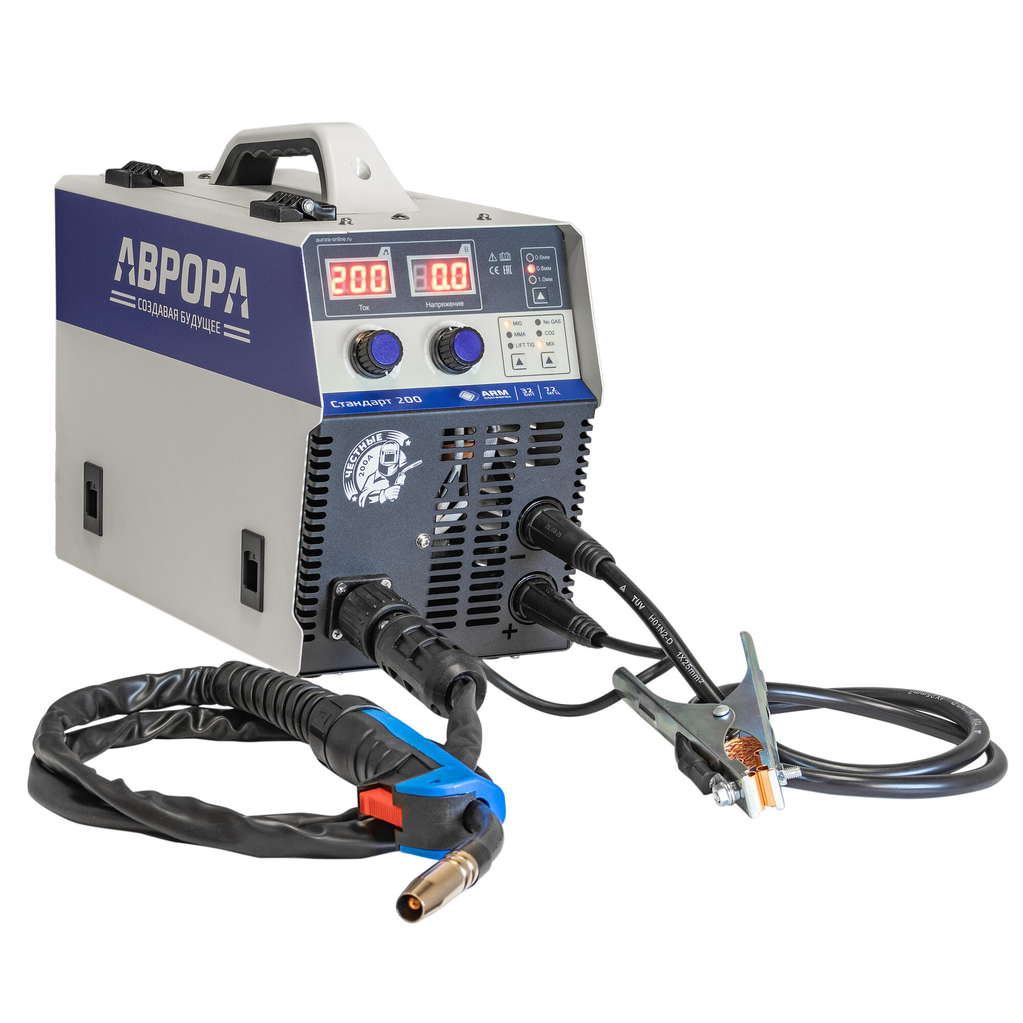 Синергетический инверторный сварочный полуавтомат аврора Стандарт 200