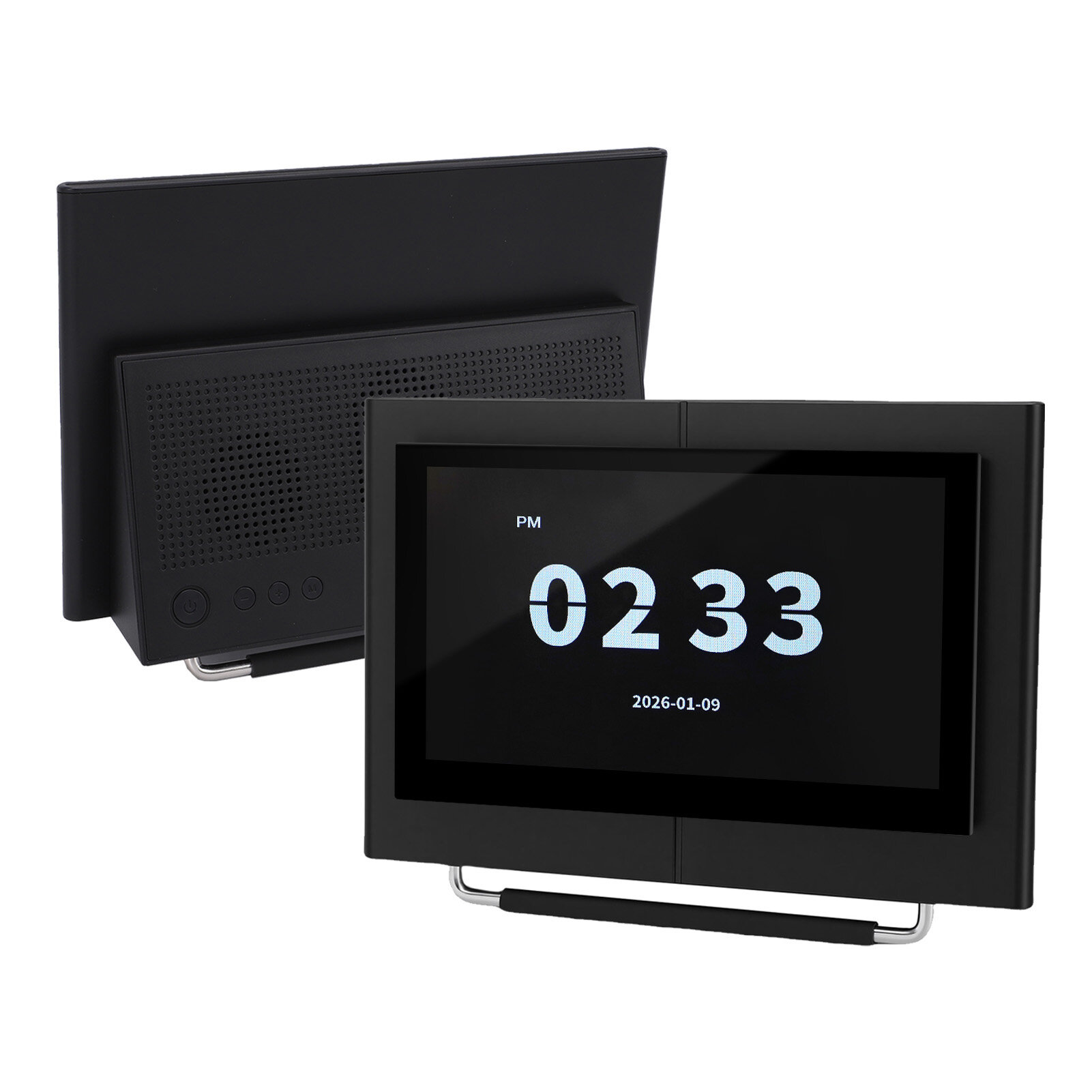 Мультимедийный динамик с экраном, 2000 мАч, Bluetooth 5.3, цифровая фоторамка, для дома и офиса