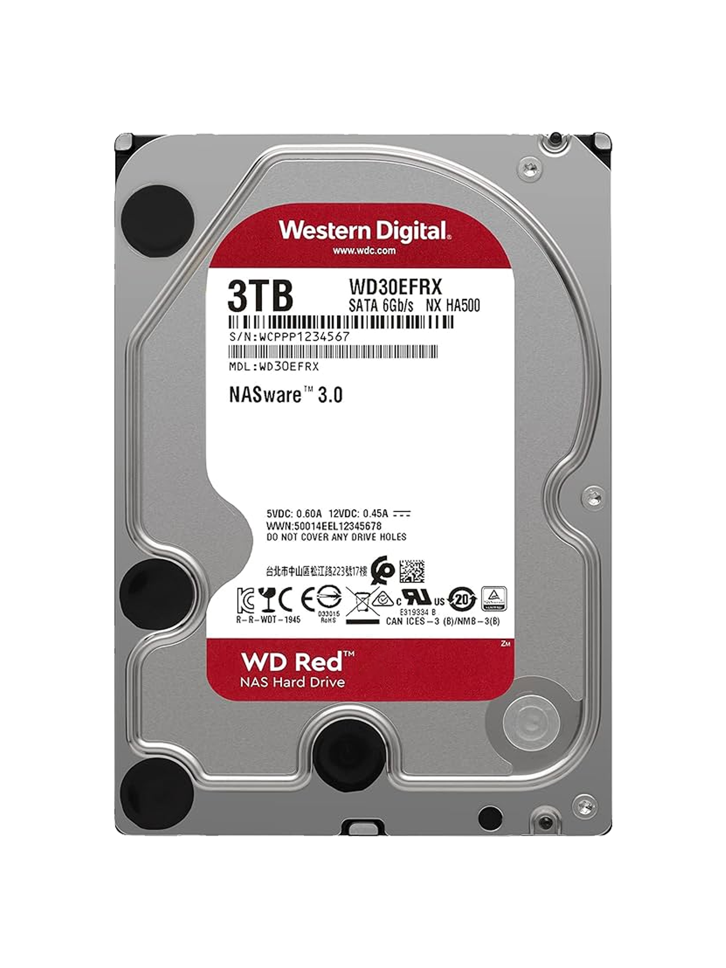 Жесткий диск Western Digital WD30EFRX 3Tb SATAIII 3,5