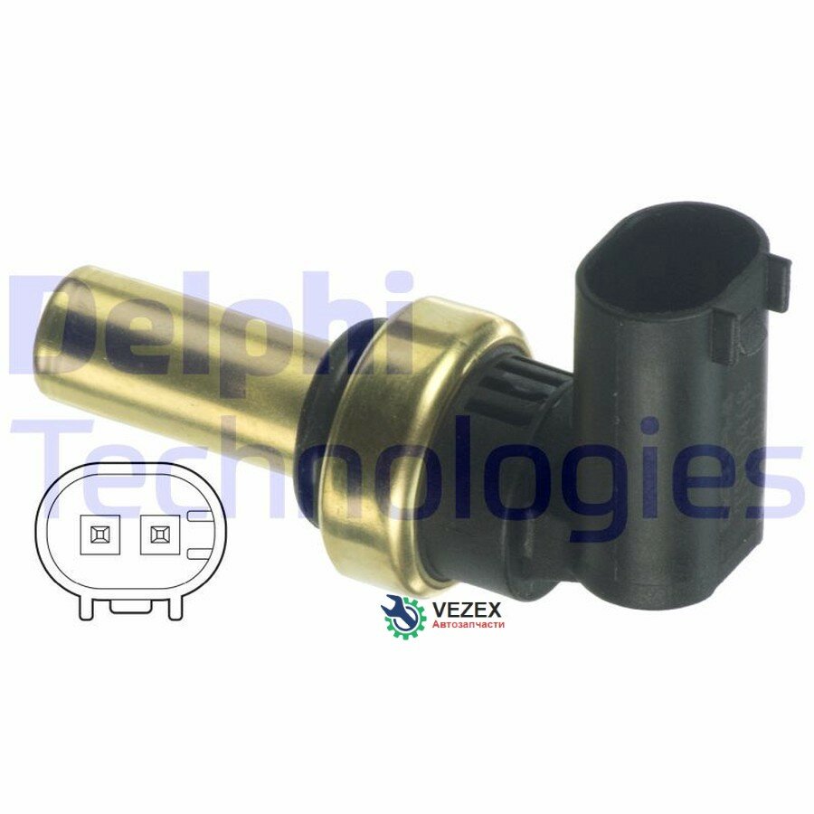 DELPHI TS10468 датчик температуры охл. жидк!\ Opel Astra J 1.4 16V/1.6 16V 10>