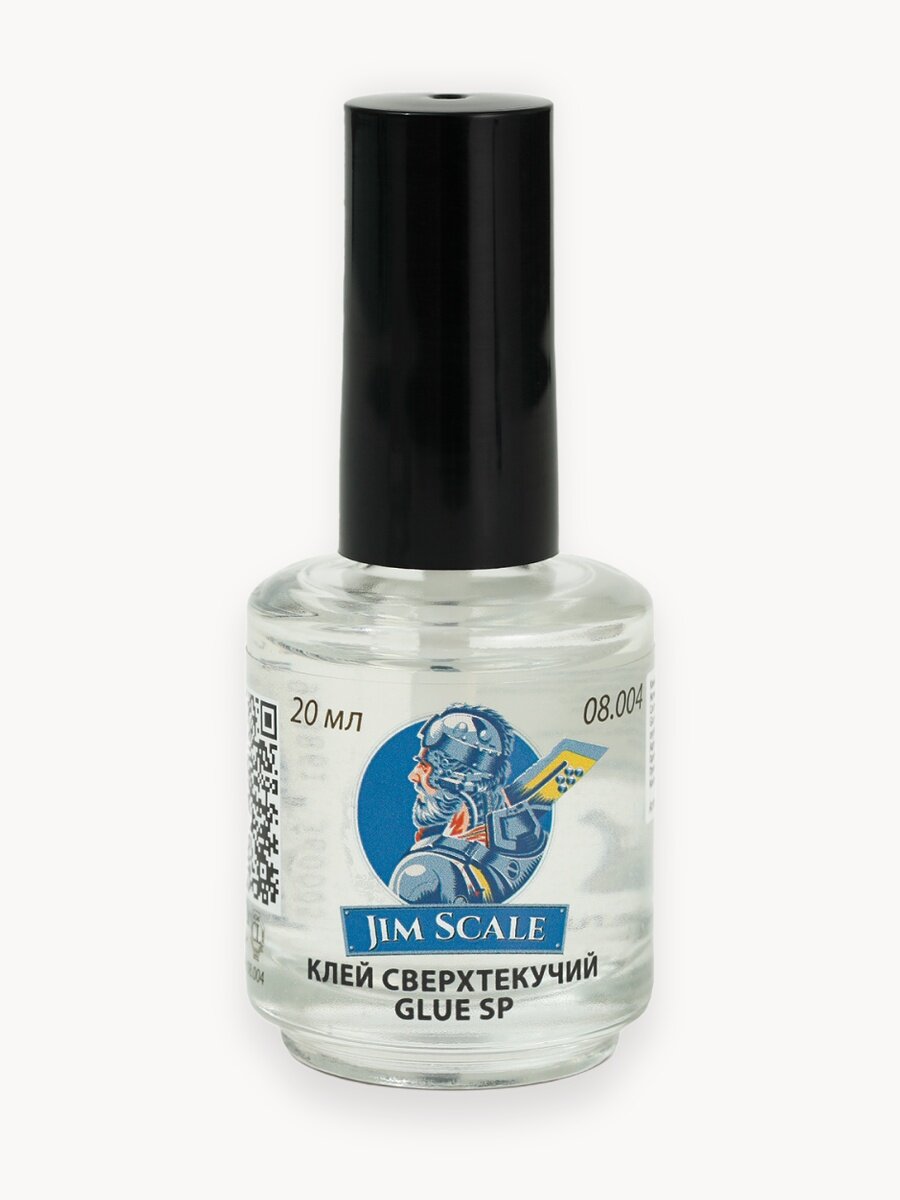 Канцелярский клей для сборных моделей Jim Scale: Сверхтекучий SP 20 мл