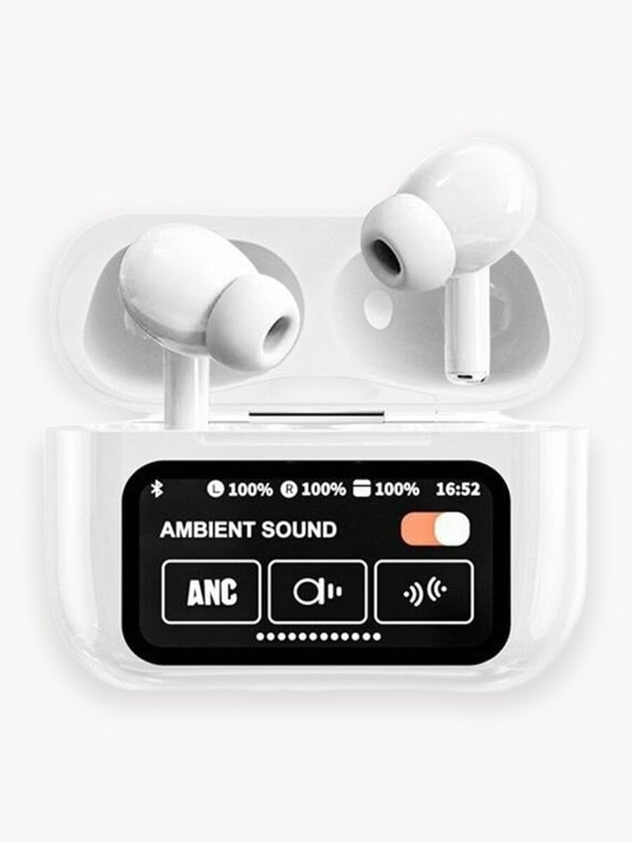 Новейшие исследования и разработки, новейшее поколение Наушники беспроводные A. Pads Pro 3 с микрофоном шумоподавлением и сенсорным экраном дисплеем Bluetooth USB Type-C наушники беспроводные