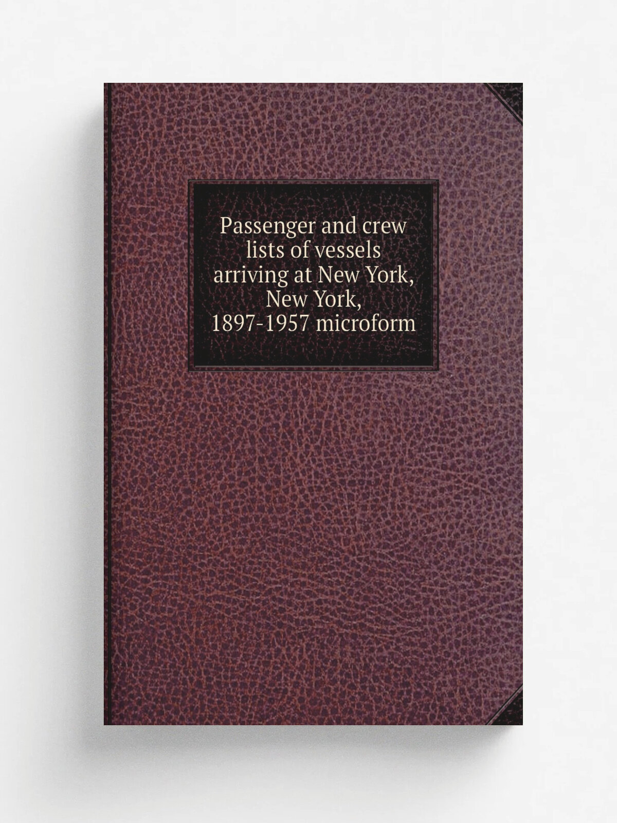 Passenger and crew lists of vessels arriving at New York, New York, 1897-1957 microform | 1941 | . Washington, D.C. : National Archives and Records Se…