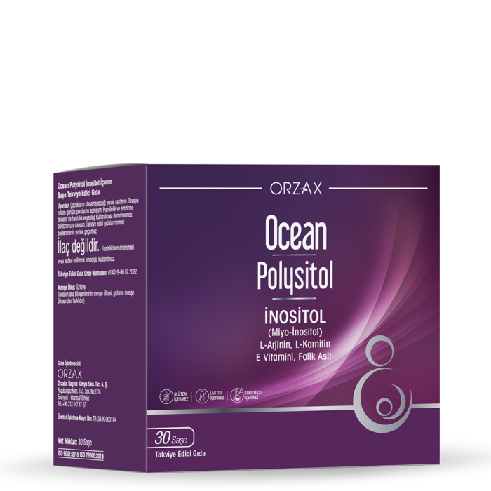 ORZAX Ocean Polysitol Inositol — Инозитол (Мио-инозитол) + L-Аргинин + L-Карнитин, 30 саше