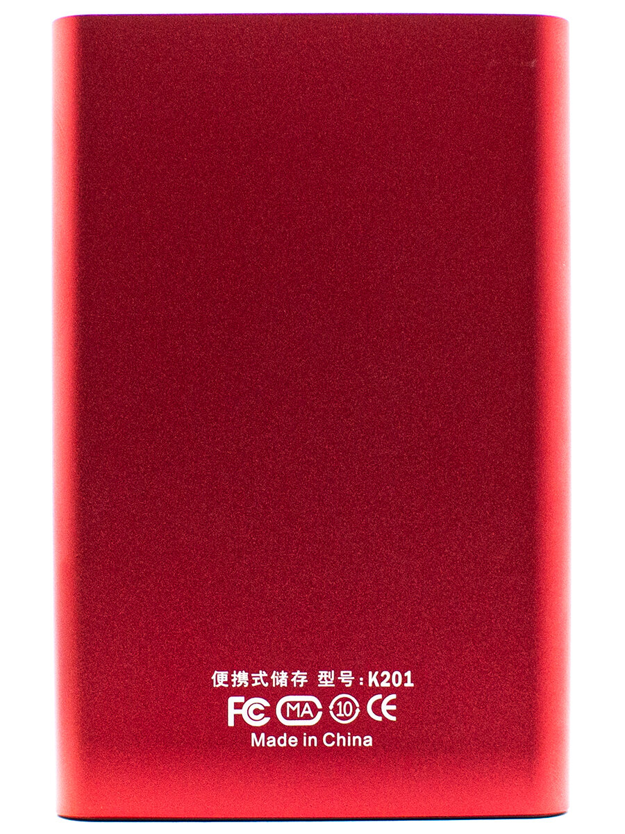 Внешний жесткий диск KESU K201 USB 3.0 2.5" HDD 500Gb красный — фото 1