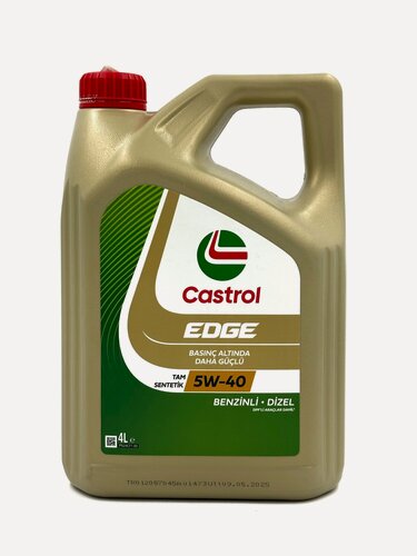 Изображение товара Масло моторное Castrol Edge 5w-40, синтетическое, 4 литра, новая канистра