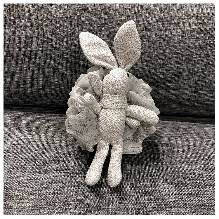 Корейский ваночный цветок, серый цвет, размер 11x20 см, мягкий кружевной аксессуар для ванны, гипоаллергенная ткань для