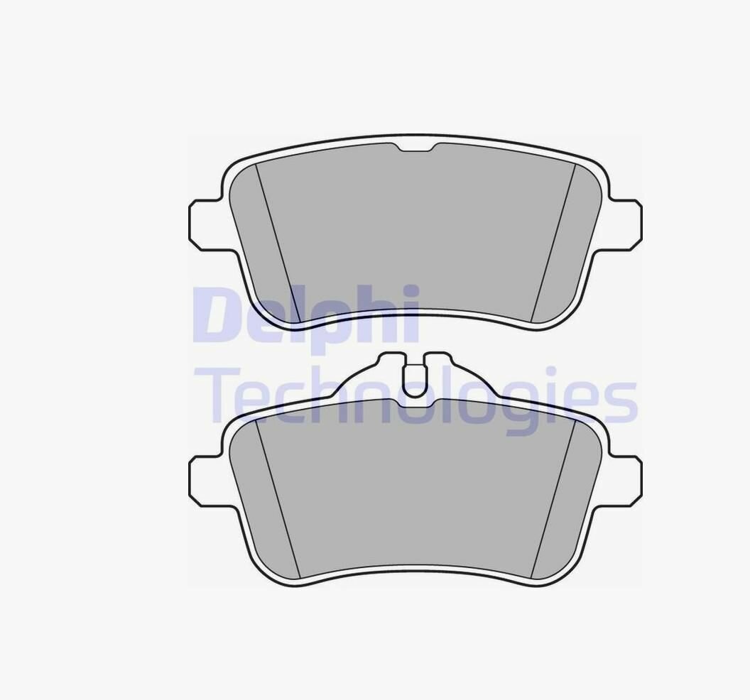 Колодки тормозные DELPHI LP2443 задние MERCEDES-BENZ GL-CLASS X166, M-CLASS 166