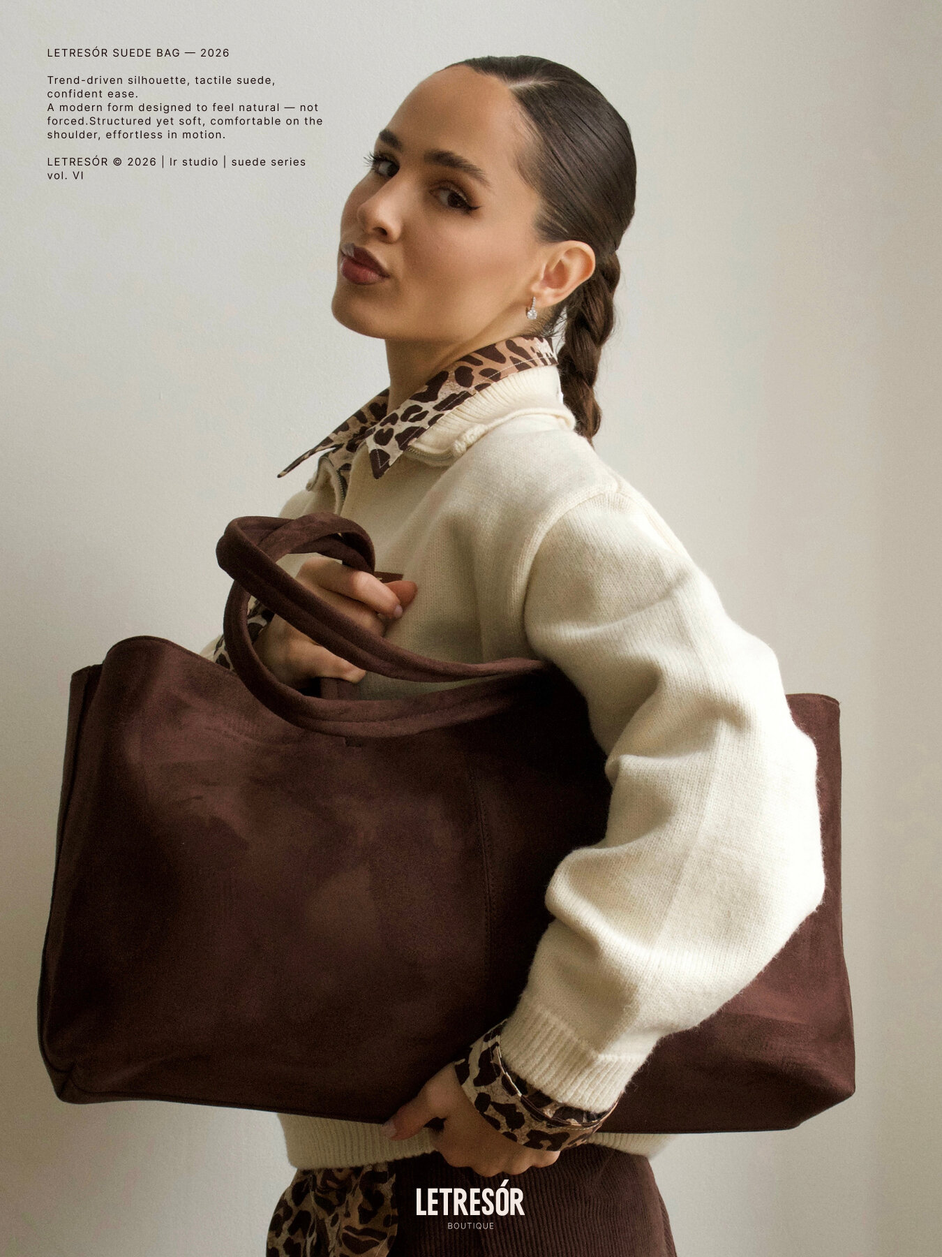 Сумка шоппер SUEDE 2.0