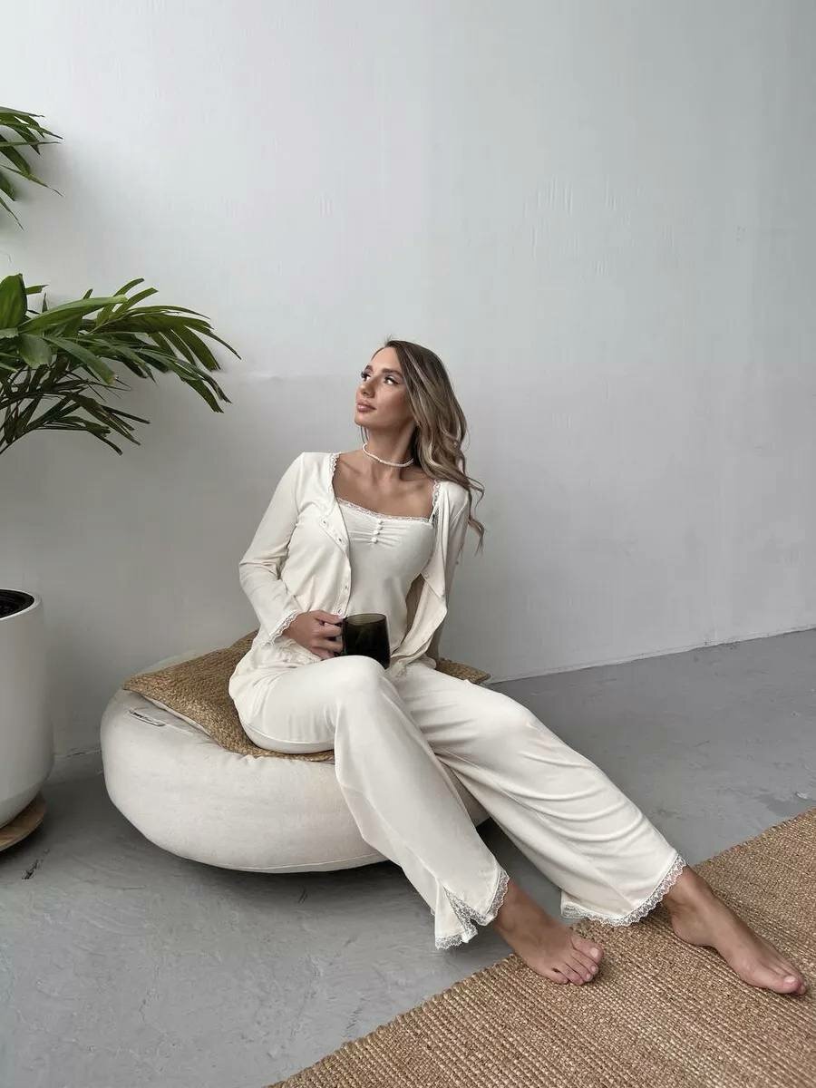 Пижама , размер XL, light blue — фото 1