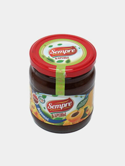 Варенье Sempre из абрикоса, 480 гр — фото 1
