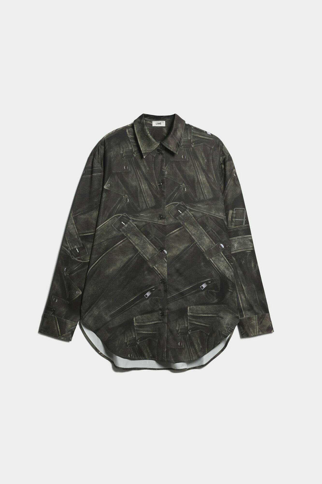 Рубашка LIME, размер XS, разноцветный