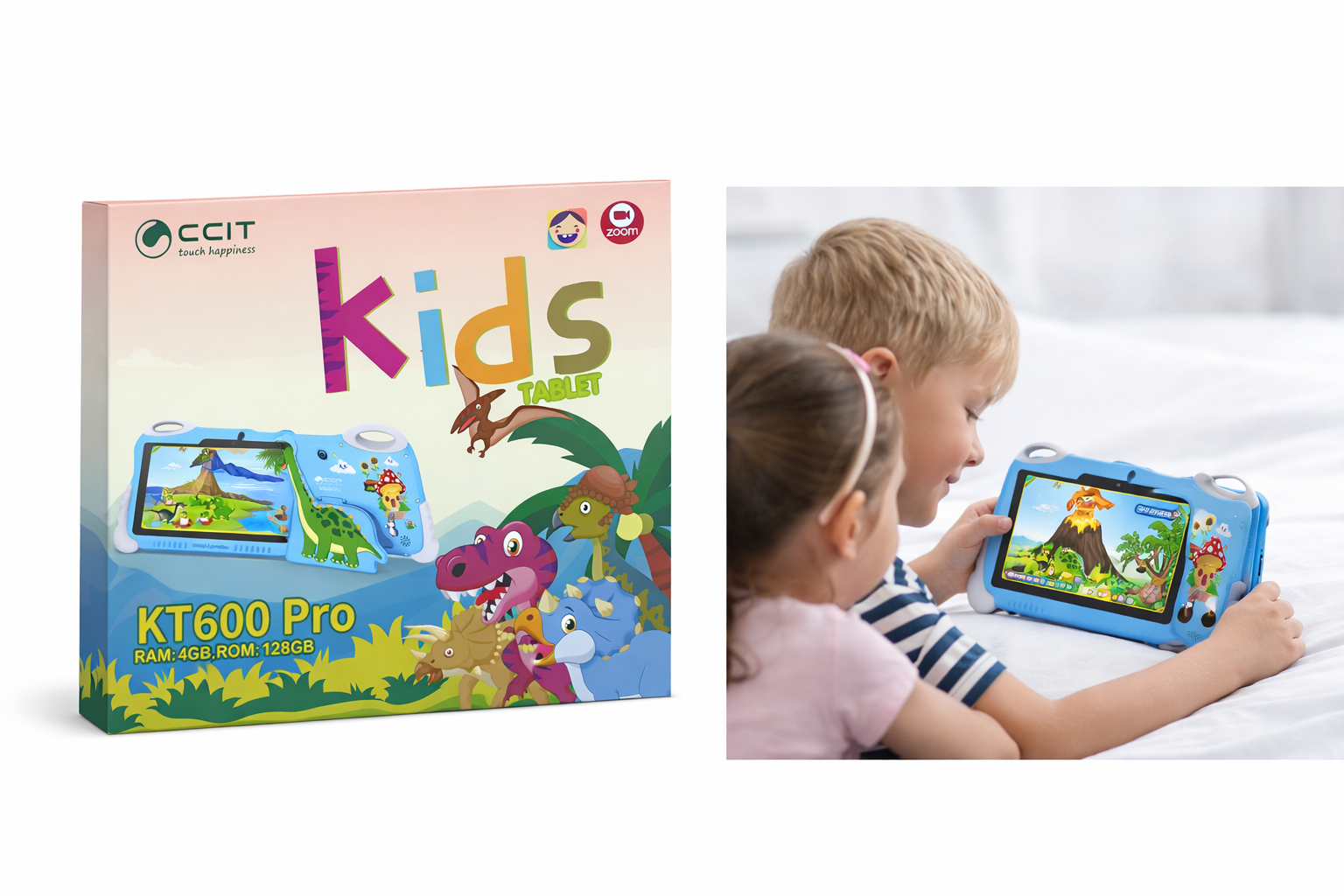 CCIT Kids Tablet KT600 Pro — Лучший планшет для обучения и развлечений 4GB / 128GB / Android 13
