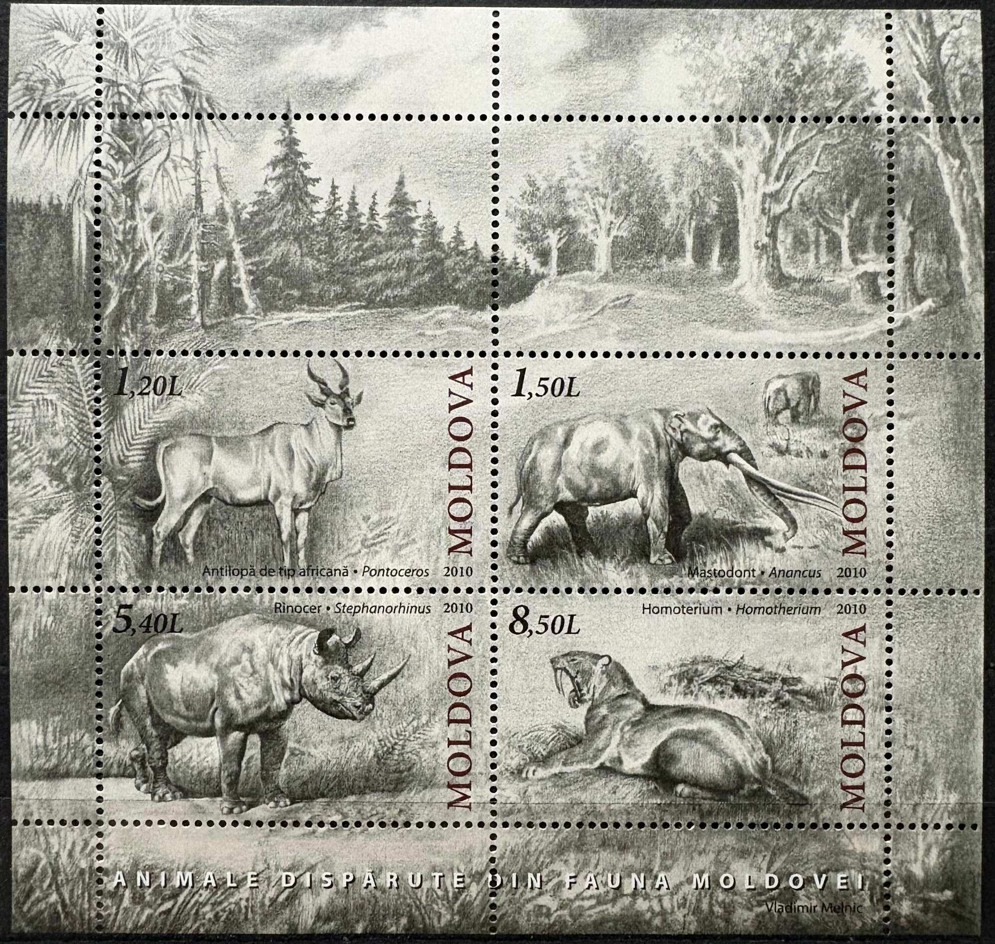 Молдова 2010, Доисторическая Фауна. Животные