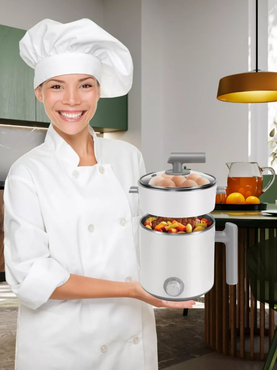 Мультифункциональная электрическая кастрюля Sonifer SF-1505, 600 Вт