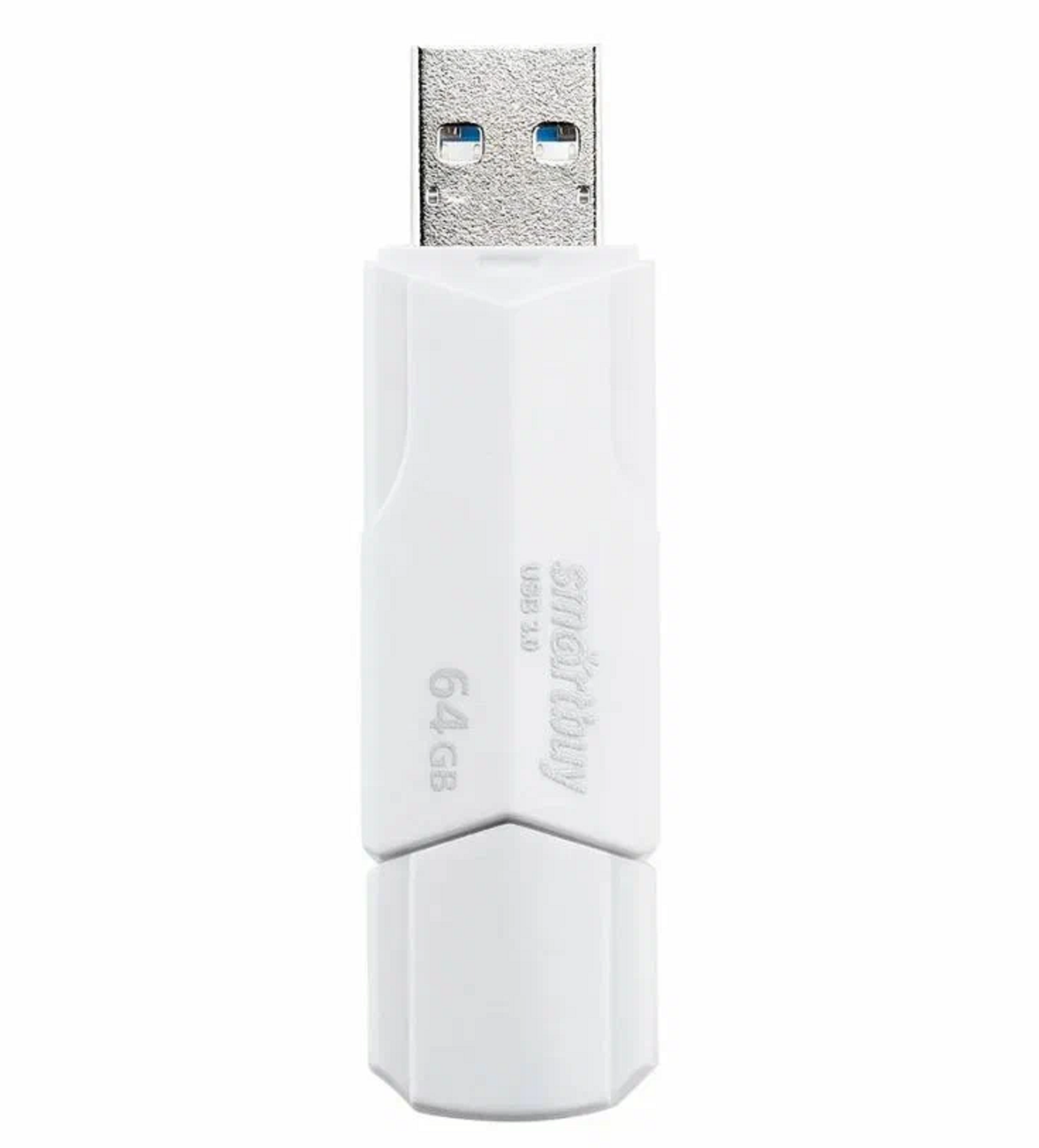 Флешка SmartBuy SB64GBCLU-W3 USB 3.1, выдвижной разъём, 64 Гб