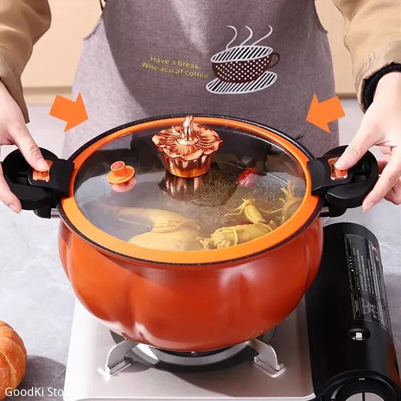 Кастрюля Чугун, Микропрессованная, с крышкой, 7л, для всех видов плит