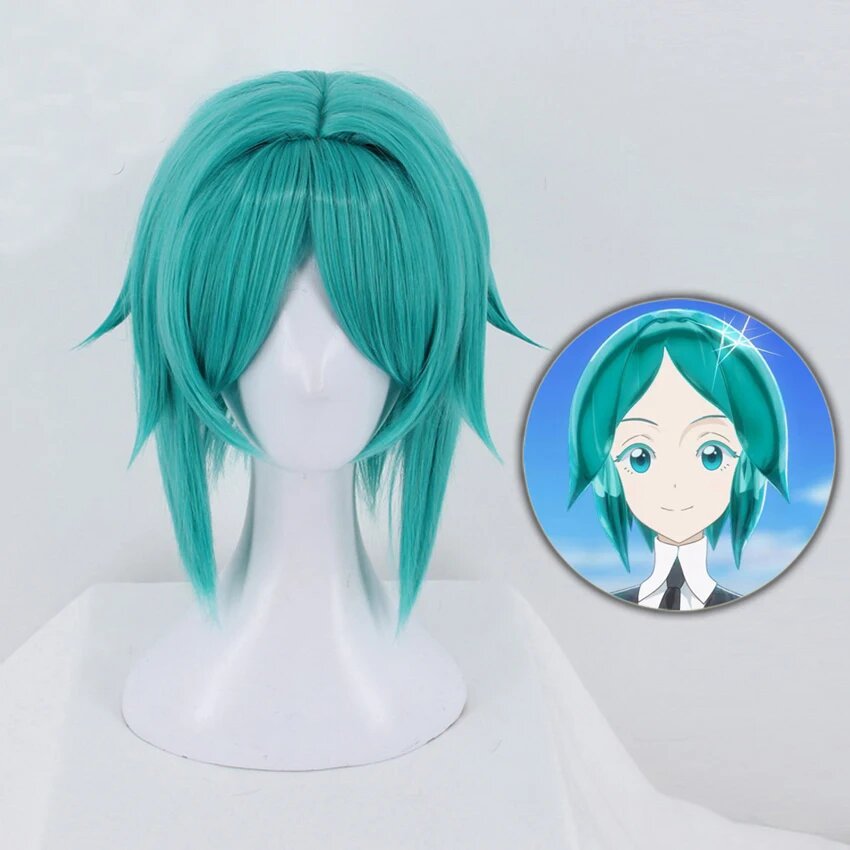 Косплей костюм Houseki no Kuni Фосфофиллит Антарктит Изумрудный, Один размер, зеленый