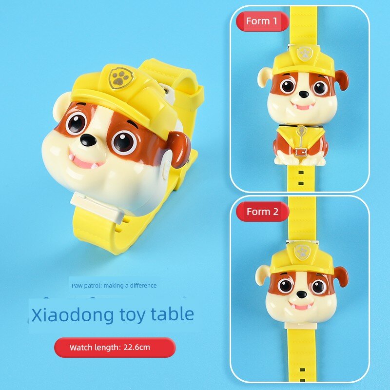 Часы PAW Patrol для девочек 3-6 лет, персонаж Зума, силиконовые часы, подарок на день рождения, безопасные и милые