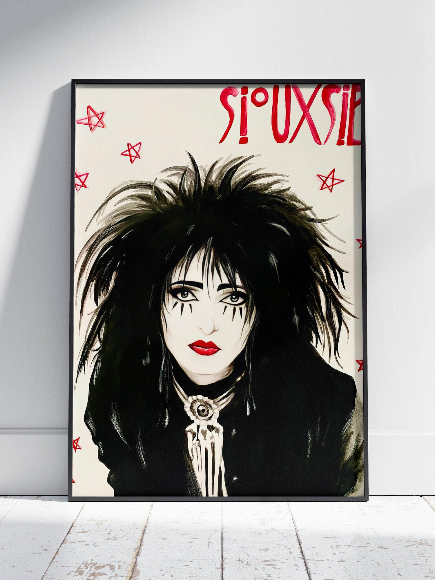 Плакат на стену для интерьера Сьюзи и Баньши (Сьюзи Сью - Siouxsie Sioux 5) - Постер по музыке и артисту формата A4 (21x30 см)