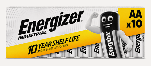 Изображение товара Батарейки Energizer Industrial АА LR6, 10 штук (10 штук в одной упаковке)