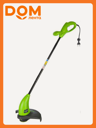 Изображение товара Триммер электрический Greenworks GST2830 21117, переносной, мощность 280Вт, ширина скашивания 30см