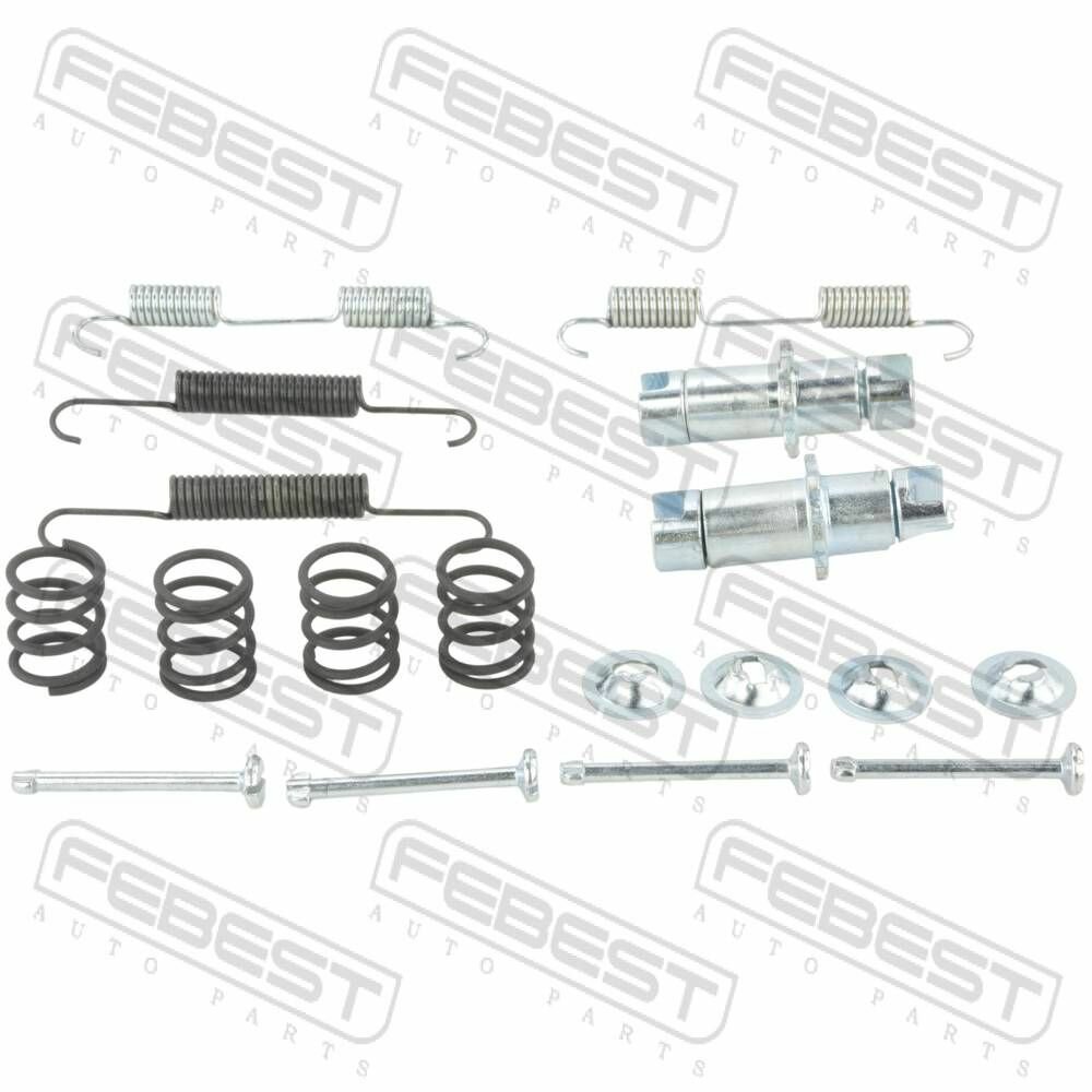 Монтажный комплект барабанных колодок INFINITI FX45 35 S50 2002.11-2008.03 FEBEST 0204-J32R-KIT