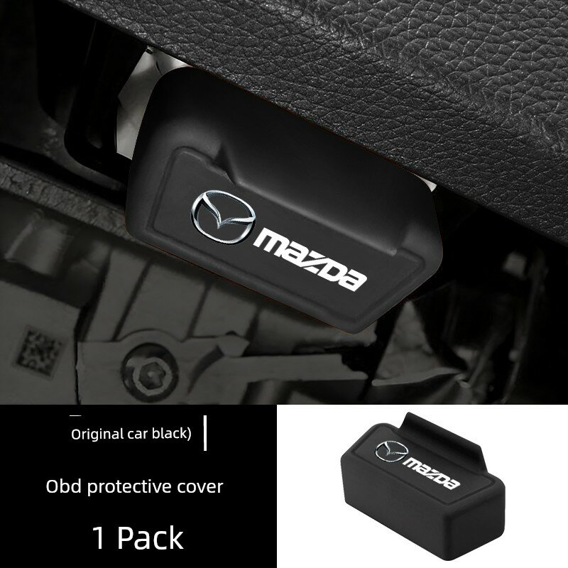 Силиконовый защитный колпачок для OBD-порта Mazda CX-5, оригинальный черный - колпачок для диагностического разъема