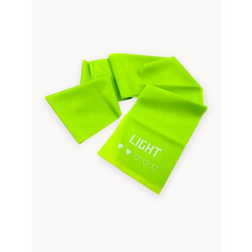 Эспандер ленточный / Лента для пилатеса LIVEPRO Resistance Band, 200х15 см, сопротивление слабое, зеленый