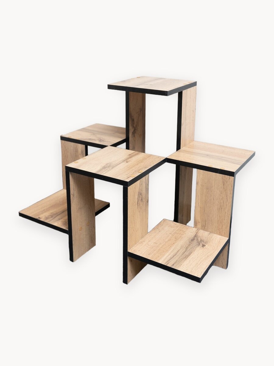 Подставка для цветов напольная, 6 полок, ЛДСП, "Философия уюта"