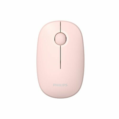 Philips Мышь беспроводная SPK7438, Bluetooth Беспроводная оптическая мышь, светло-розовый