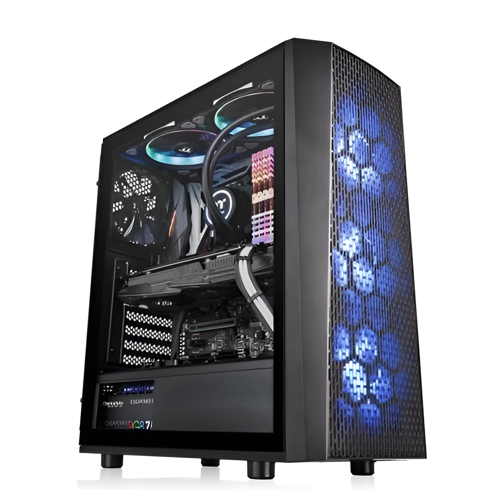 Корпус Thermaltake "Versa J24", Mid Tower, ATX, с USB 3.0, черный