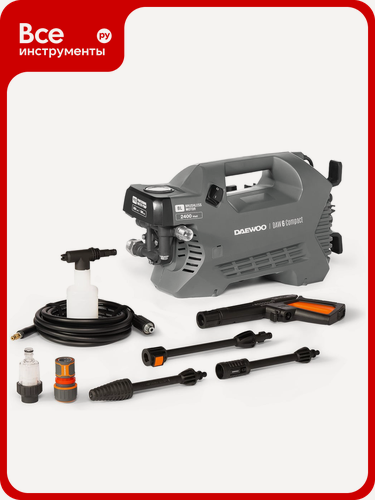 Изображение товара Мойка высокого давления DAEWOO с асинхронным двигателем DAW 6 Compact