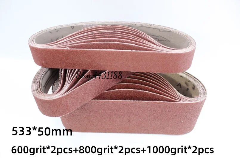 Шлифовальные ленты 600/800/1000 grit A171 6 шт.