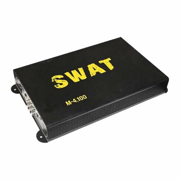 Восстановленный автомобильный усилитель (многоканальный) SWAT M-4.100, отличный