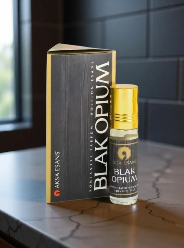 Масляные духи унисекс Blak Opium AKSA ESANS Блэк Опиум Black Opium, 6 мл, Turkey -2шт