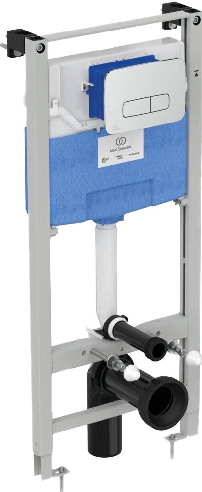Инсталляция с кнопкой Ideal Standard ProSys R020467 PROSYS 120 M R0308AA цвет хром, крепление к полу и стене