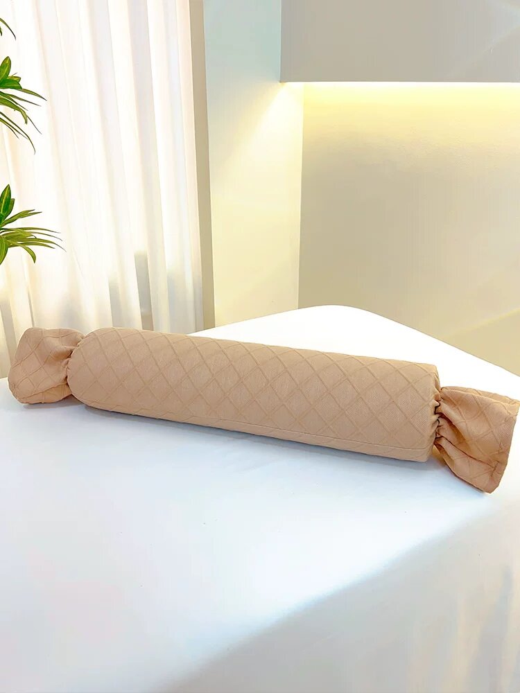 Педальный подушка для салона красоты с ядром из памятного пенопласта, дизайн для лежания, бежевый цвет, размер 15x15 см